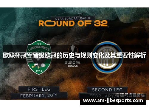 欧联杯冠军晋级欧冠的历史与规则变化及其重要性解析